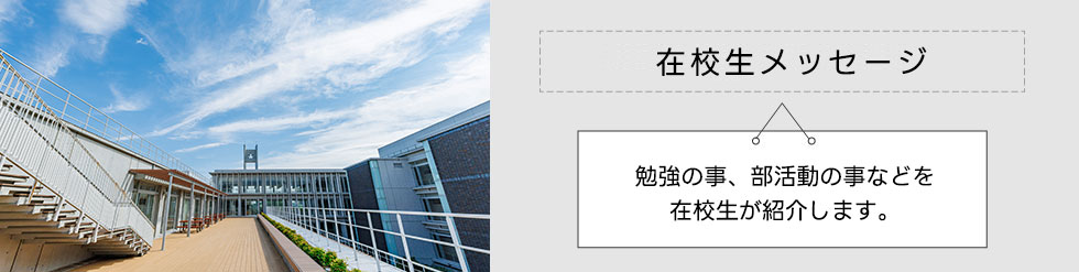 在校生メッセージ